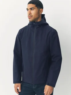 Next Bleu marine - Veste à capuche imperméable DryTech Outlet