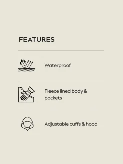 Next Bleu marine - Veste à capuche imperméable DryTech Outlet