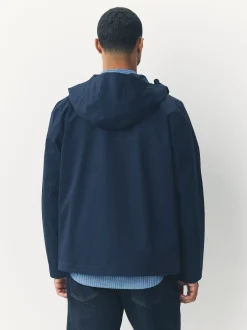 Next Bleu marine - Veste à capuche imperméable DryTech Outlet