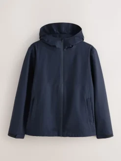 Next Bleu marine - Veste à capuche imperméable DryTech Outlet