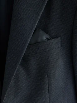 Next Bleu marine - Veste de costume Motionflex texturée à dents de chiot coupe classique Discount