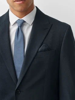 Next Bleu marine - Veste de costume Motionflex texturée à dents de chiot coupe classique Discount