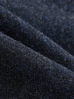 Next Bleu marine - Veste de costume habillé Abraham Moon en 100% laine britannique Donegal Sale