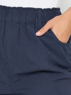 Yours Curve Bleu marine - Cool 100% Cotton Shorts Discount