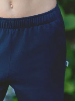 Laura Ashley Bleu marine foncé - Pantalon Lounge en maille Discount