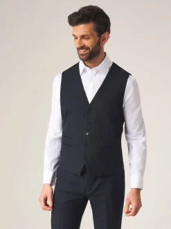 Skopes Bleu marine foncé - Madrid Regular Fit Suit Waistcoat (gilet de costume à coupe régulière) Discount