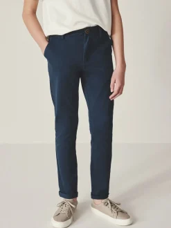 Next - Pantalon chino extensible (3-17ans) Bleu marine français Best