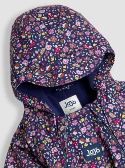 Jojo Maman Bébé Bleu marine hérisson - Costume imperméable doublé de Polaires Outlet