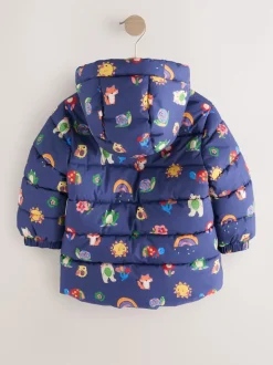 Next bleu marine imprimé personnage - Résistant à la douche en polaire Doudounes ( mois3-7ans) New