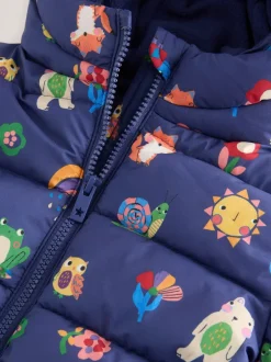 Next bleu marine imprimé personnage - Résistant à la douche en polaire Doudounes ( mois3-7ans) New