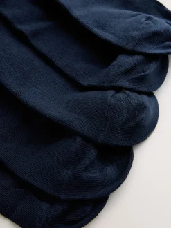 Next Bleu marine logo - Lot de 5 - Chaussettes fraîches brodées durables Best