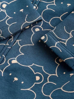 Next Bleu marine motif ours - Dors-bien pour bébé avec doublure en polaire New
