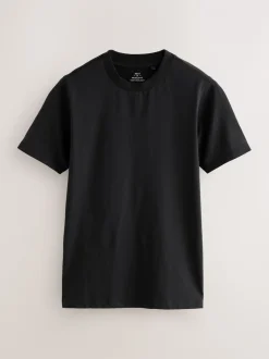 Next Bleu marine/blanc/noir - Lot de 3 t-shirts Muscle Fit Essential Sale