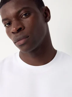 Next Bleu marine/blanc/pierre - Lot de 3 t-shirts épais doux au toucher Discount