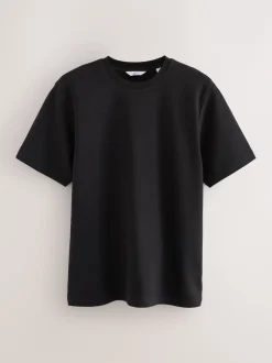 Next Bleu marine/blanc/pierre - Lot de 3 t-shirts épais doux au toucher Discount