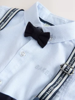 Baker by Ted Baker - Ensemble : Chemise, Pantalons et Bretelles Bleu marine/bleu New