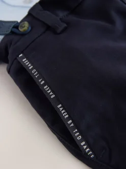 Baker by Ted Baker - Ensemble : Chemise, Pantalons et Bretelles Bleu marine/bleu New