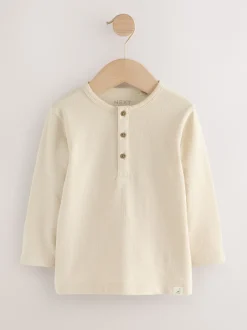 Next Bleu marine/bleu/pierre - T-shirts Henley à manches longues Lot de 3 (3mois7ans) Online