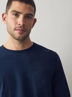 Next Bleu marine/gris - Ensemble pyjama en jersey à manches longues Best