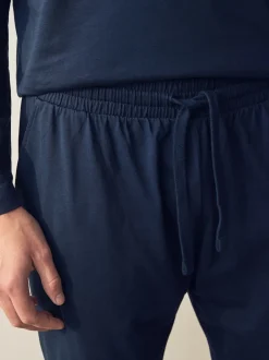 Next Bleu marine/gris - Ensemble pyjama en jersey à manches longues Best