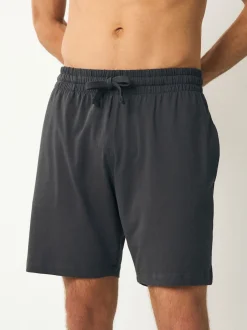 Next Bleu marine/gris - Pyjama en jersey Short 3 Lot Outlet