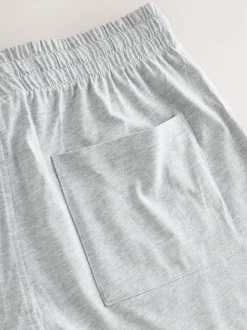 Next Bleu marine/gris - Pyjama en jersey Short 3 Lot Outlet