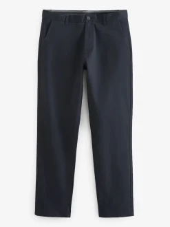 Next Bleu marine/Gris Charcoal - Ajustement droit - Pantalon chino extensible 2 Pack Clearance