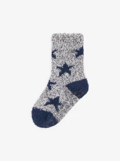Next - Paquet de chaussettes douillettes 2 Bleu marine/gris étoiles Hot