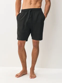 Next Bleu marine/gris/noir - Lot de 3 shorts Loopback doux au toucher Outlet