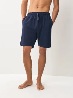 Next Bleu marine/gris/noir - Lot de 3 shorts Loopback doux au toucher Outlet