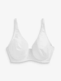 Next Bleu Marine/Rose/Blanc - Lot de soutiens-gorge DD en coton Blend Ultimate Comfort 3 Coupe pleine sans rembourrage