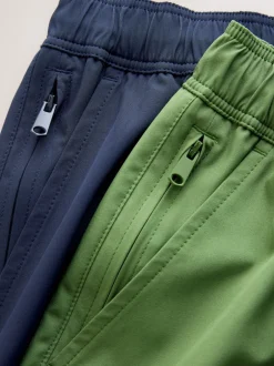 Next Bleu Marine/Vert - Lot de 5 shorts de bain Motionflex 2 pouces Clearance