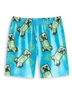 Vanilla Underground Bleu menthe - Pyjamas garçon 100% coton Minecraft à manches courtes Ensemble de 2 Online