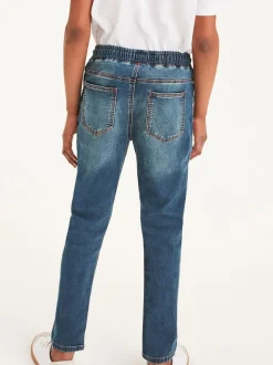 Next Bleu millésimé moyen - Jeans extensibles à taille élastique (3-16ans) Clearance