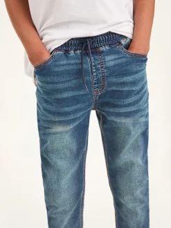 Next Bleu millésimé moyen - Jeans extensibles à taille élastique (3-16ans) Clearance