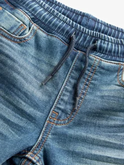 Next Bleu millésimé moyen - Jeans extensibles à taille élastique (3-16ans) Clearance