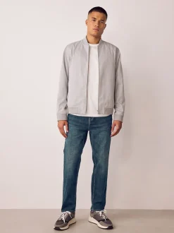 Next Bleu millésime - - extensible Denim Jeans Coupe fuselée régulière Sale