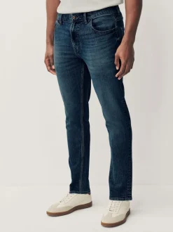 Next - Slim Fit (Slim Fit) - extensible Denim Jeans Bleu millésime Best