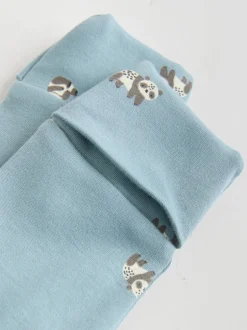 Next Bleu minéral - Lot de 5 dors-bien bébé avec fermeture éclair bidirectionnelle 100 % coton (0mois-2ans) Outlet