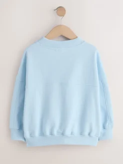 Next Bleu motif gâteau orné de perles - Sweat-shirt (3-16yrs) New