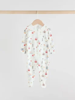 Next Bleu motif Londres - Combinaisons de nuit pour bébé 3 Pack (0-2ans) Sale