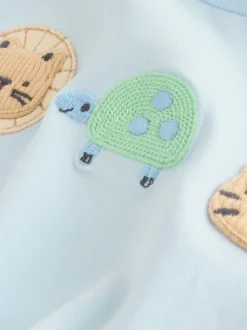 Next Bleu motif safari - Ensemble 6 Pieces Haut & Leggings BÉBÉ (0mois-3ans) Hot