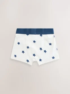 Next - Lot de 5 malles à motif junior (1.5-16ans) Bleu motif étoiles et rayures Discount