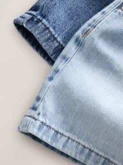 Next Bleu moyen - 100% Coton Denim Shorts 2 Lot (3-16ans) Best