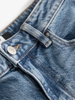 Next Bleu moyen - Bermuda en jean longueur Denim Discount