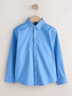 Next - Chemise Oxford (3-16ans) Bleu moyen Discount