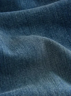 Next Bleu moyen - - extensible Denim Jeans Coupe ample