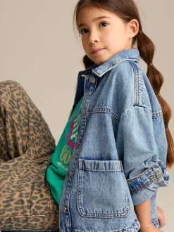 Next Bleu moyen - Denim Shacket (3-16ans) Best