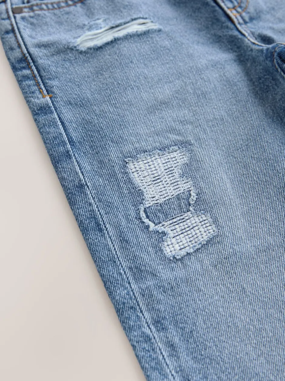 Next Bleu moyen - Jean authentique (3-16ans) Ajustement lâche Sale