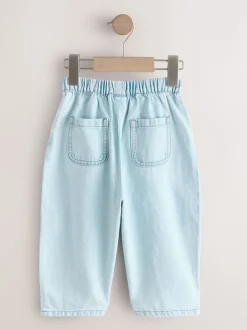 Next Bleu moyen - Jean barrel Pullon (3mois à7ans) Outlet